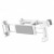 Автотримач на підголівник Baseus Back Seat Car Mount Holder /white silver/