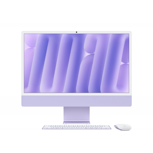 Моноблок Apple iMac M4 2024 with Standard glass 24" 4.5K 16Gb 512Gb 10GPU Purple (MWV73)