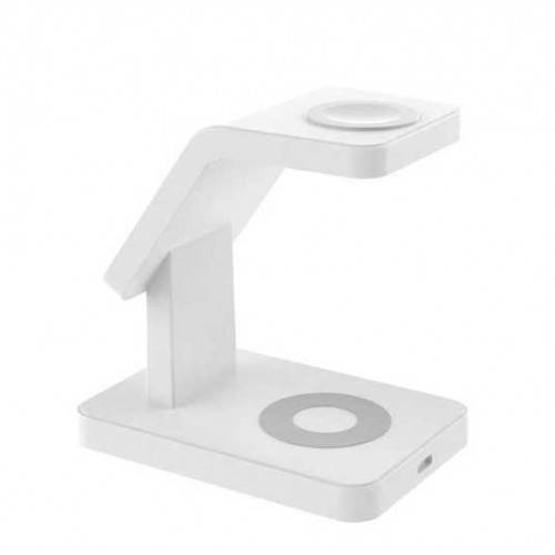 Бездротова зарядка стенд AY31 3 in 1 Fast 15W /white/
