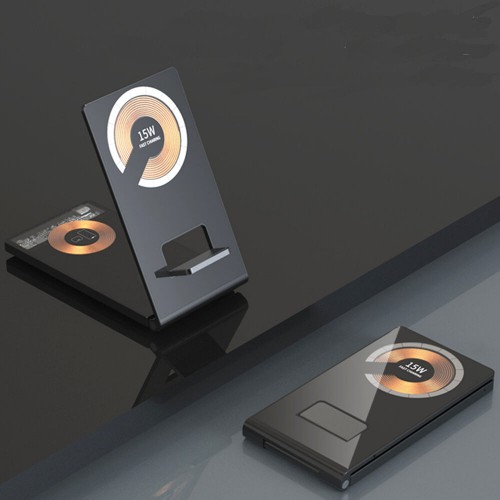 Бездротова зарядка стенд MagSafe 3 in 1 T05S 15W /black/