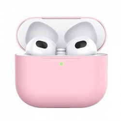 Чохол для AirPods 3 Silicone Apple case /electric pink/