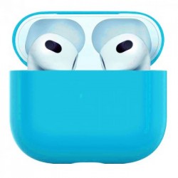 Чохол для AirPods 3 Silicone Apple case /sea blue/