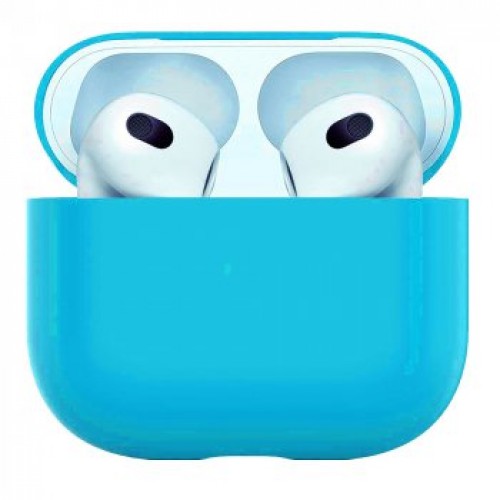 Чохол для AirPods 3 Silicone Apple case /sea blue/