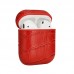 Чохол для AirPods Crocodile case /red/