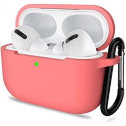 Чохол для AirPods PRO Silicone Apple case /coral/