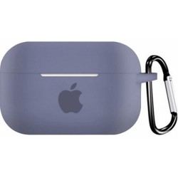 Чохол для AirPods PRO Silicone Apple case /lavender gray/