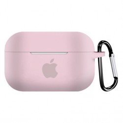 Чохол для AirPods PRO Silicone Apple case /light pink/