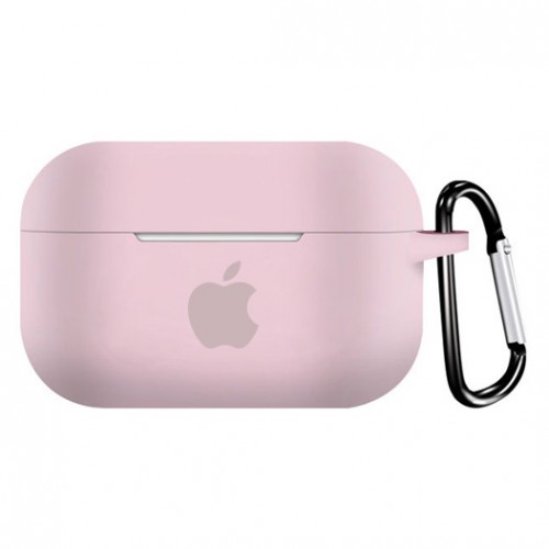 Чохол для AirPods PRO Silicone Apple case /light pink/