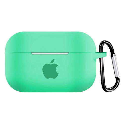 Чохол для AirPods PRO Silicone Apple case /mint/