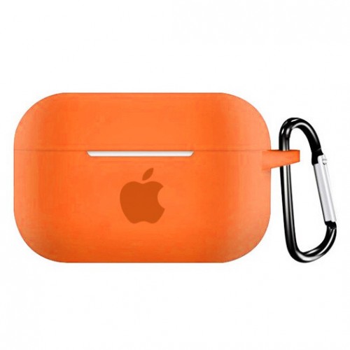 Чохол для AirPods PRO Silicone Apple case /papaya/