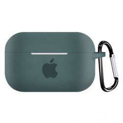 Чохол для AirPods PRO Silicone Apple case /pine green/