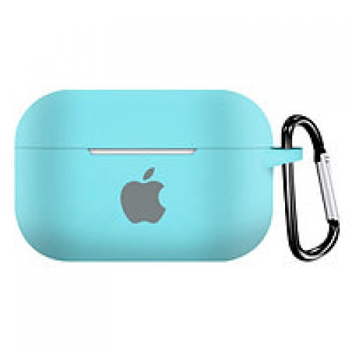 Чохол для AirPods PRO Silicone Apple case /sea blue/