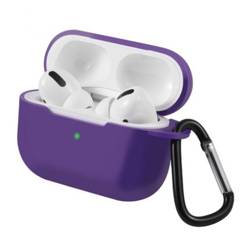 Чохол для AirPods PRO Silicone case Full /lilac/