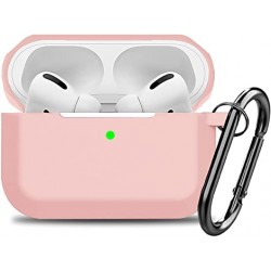 Чохол для AirPods PRO Silicone case Full /pink sand/