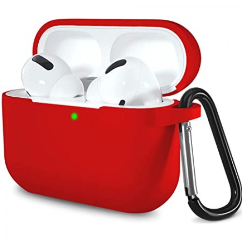 Чохол для AirPods PRO Silicone case Full /red/