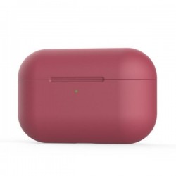 Чохол для AirPods PRO silicone case /wine red/