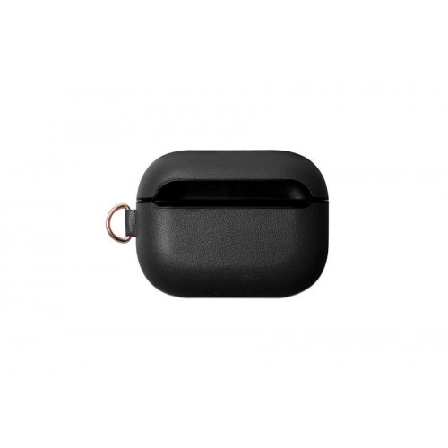 Чохол для AirPods PRO silicone Leather /black/