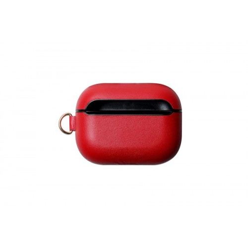 Чохол для AirPods PRO silicone Leather /red/