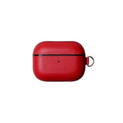 Чохол для AirPods PRO silicone Leather /red/