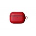 Чохол для AirPods PRO silicone Leather /red/
