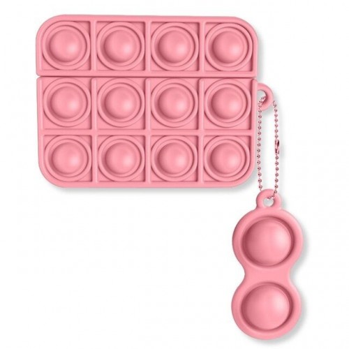 Чохол для AirPods PRO Silicone Pop it /light pink/