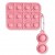Чохол для AirPods PRO Silicone Pop it /light pink/