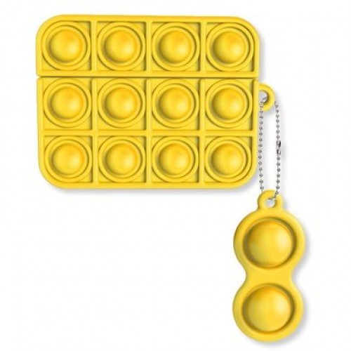 Чохол для AirPods PRO Silicone Pop it /yellow/