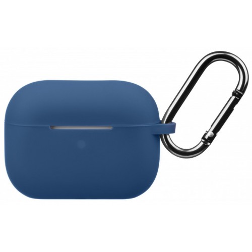 Чохол для AirPods PRO silicone с карабином /blue cobalt/