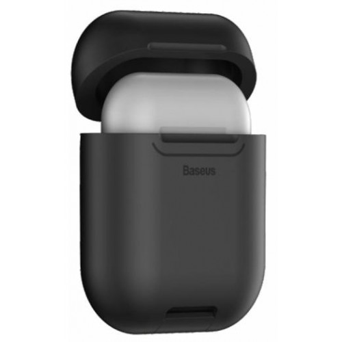 Чохол для AirPods с беспроводной зарядкой Baseus /black/