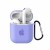 Чохол для AirPods Silicone Apple case /lavender/