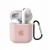Чохол для AirPods Silicone Apple case /light pink/
