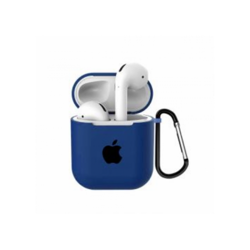 Чохол для AirPods Silicone Apple case /midnight blue/