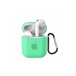 Чохол для AirPods Silicone Apple case /mint/