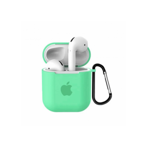 Чохол для AirPods Silicone Apple case /mint/