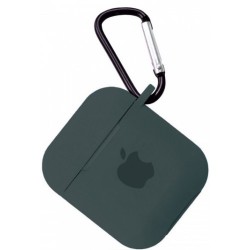 Чохол для AirPods Silicone Apple case /pine green/