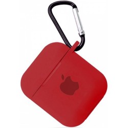 Чохол для AirPods Silicone Apple case /red/