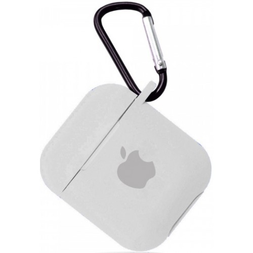 Чохол для AirPods Silicone Apple case /white/