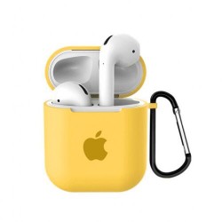 Чохол для AirPods Silicone Apple case /yellow/