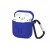 Чохол для AirPods silicone case без карабина /blue/