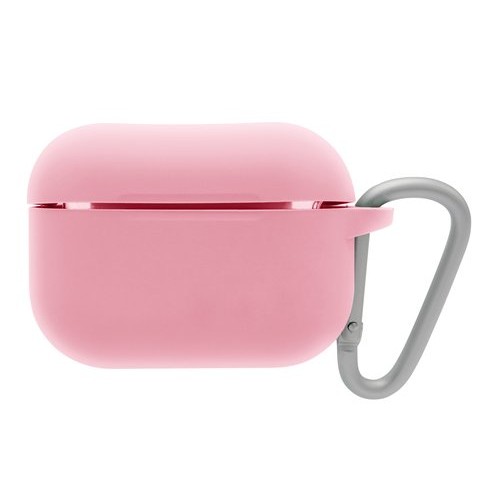 Чохол для AirPods silicone case без карабина /light pink/