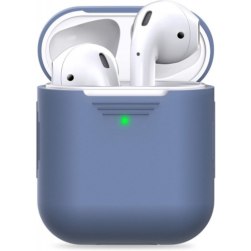 Чохол для AirPods silicone case Cross /blue/