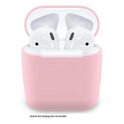 Чохол для AirPods silicone case Cross /pink/
