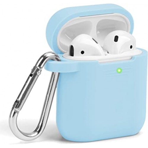 Чохол для AirPods Silicone case Full /blue/
