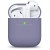 Чохол для AirPods Silicone case Full /lavander gray/