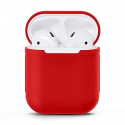 Чохол для AirPods Silicone case Full /red/