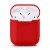 Чохол для AirPods Silicone case Full /red/