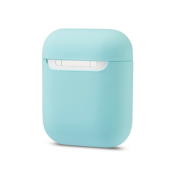 Чохол для AirPods Silicone case Full /sea blue/