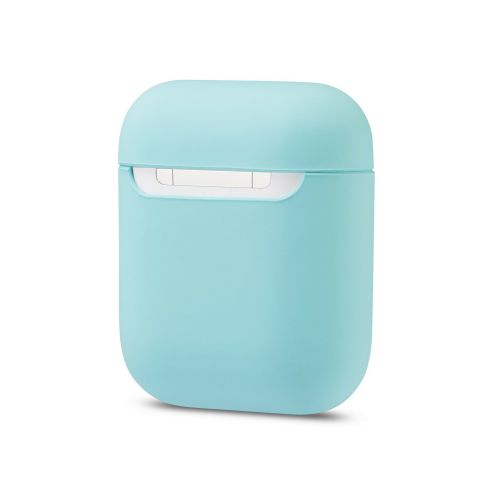 Чохол для AirPods Silicone case Full /sea blue/