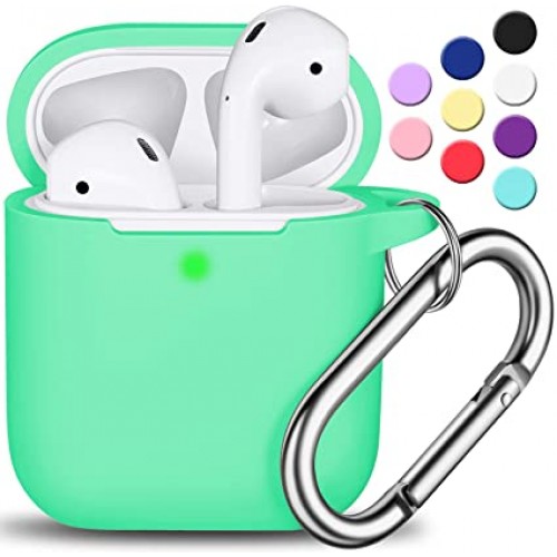 Чохол для AirPods Silicone case Full /spearmint/