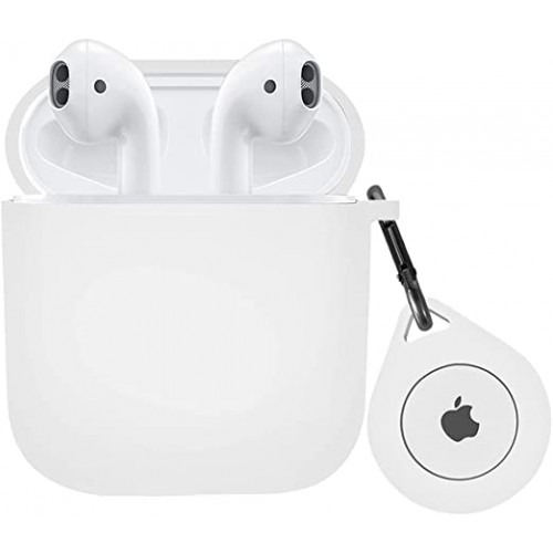 Чохол для AirPods Silicone case Full /white/